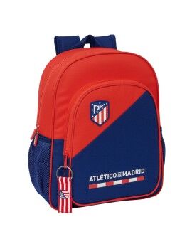 Mochila Escolar Atlético Madrid Azul Rojo 32 X 38 X 12 cm