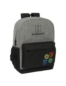 Mochila Escolar Harry Potter House of champions Negro Gris 32 x 43 x 14 cm