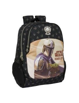 Mochila Escolar The Mandalorian This is the way Negro 32 x 44 x 16 cm