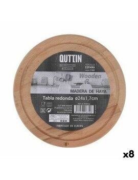 Tabla de servir Quttin Redonda ø 24 x 1,7 cm (8 Unidades)