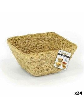 Cesta Multiusos Privilege Zostera marina Quadrado 12 x 12 x 7 cm (24 Unidades)