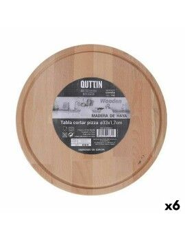 Tábua de servir Quttin Redonda Ø 33 x 1,7 cm (6 Unidades)