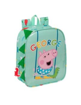 Mochila Infantil Peppa Pig George Verde 22 x 27 x 10 cm