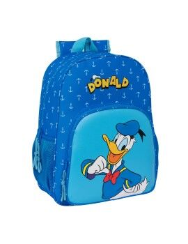 Mochila Escolar Donald Azul 33 x 42 x 14 cm