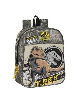 Mochila Infantil Jurassic World Warning Cinzento 22 x 27 x 10 cm