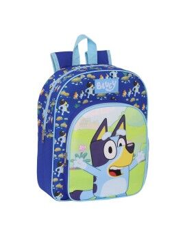 Mochila Escolar Bluey Azul...