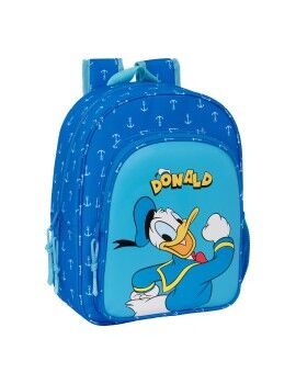 Mochila Escolar Donald Azul 26 x 34 x 11 cm