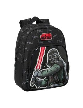 Mochila Escolar Star Wars The fighter Negro 27 x 33 x 10 cm