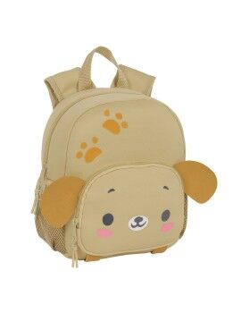 Mochila Infantil Safta Cão Castanho 20 x 25 x 9 cm