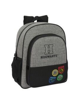 Mochila Escolar Harry Potter House of champions Negro Gris 32 X 38 X 12 cm