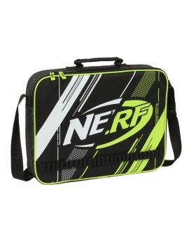 Cartera Escolar Nerf Get ready Negro 38 x 28 x 6 cm