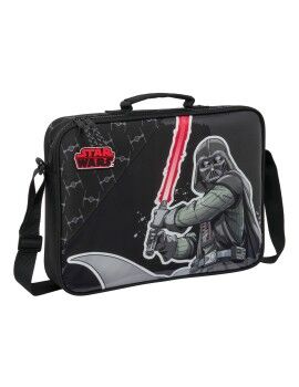 Cartera Escolar Star Wars The fighter Negro 38 x 28 x 6 cm