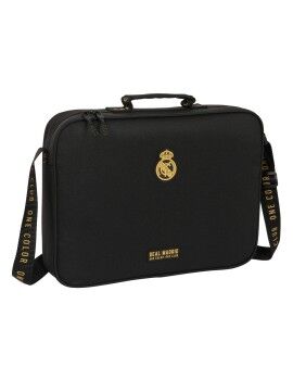 Cartera Escolar Real Madrid C.F. Negro 38 x 28 x 6 cm