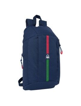 Mochila Benetton Italy Mini Azul Marinho 22 x 39 x 10 cm