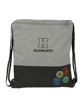 Bolsa Mochila con Cuerdas Harry Potter House of champions Negro Gris 35 x 40 x 1 cm