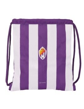 Bolsa Mochila con Cuerdas Real Valladolid C.F. Morado 35 x 40 x 1 cm