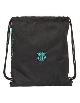 Saco Mochila com Cordas F.C. Barcelona Preto 35 x 40 x 1 cm