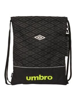 Bolsa Mochila con Cuerdas Umbro Lima Negro 35 x 40 x 1 cm