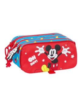 Portatodo Doble Mickey Mouse Clubhouse Fantastic Azul Rojo 21,5 x 10 x 8 cm