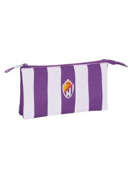 Portatodo Doble Real Valladolid C.F. Morado 22 x 12 x 3 cm