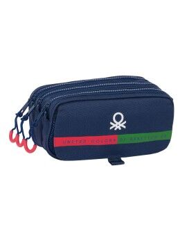 Malas para tudo triplas Benetton Italy Azul Marinho 21,5 x 10 x 8 cm