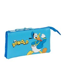 Portatodo Doble Donald Azul 22 x 12 x 3 cm