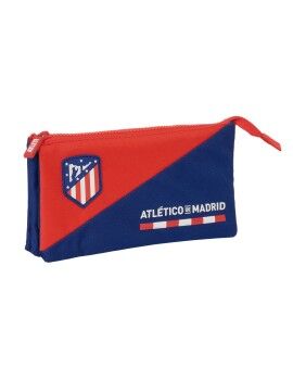 Portatodo Triple Atlético Madrid Azul Rojo 22 x 12 x 3 cm