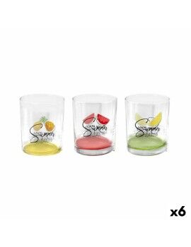 Set de Vasos Home Style Summer Frutas 280 ml 3 Piezas (6 Unidades)