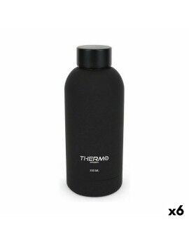 Garrafa Térmica ThermoSport Soft Touch Preto 350 ml (6 Unidades)