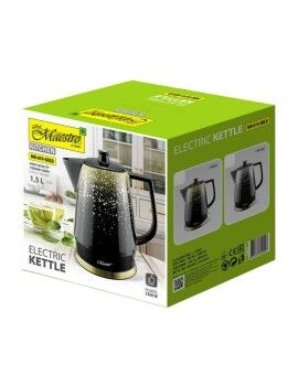 Hervidor Feel Maestro MR-074 Negro Oro Cerámico 1500 W 1,5 L