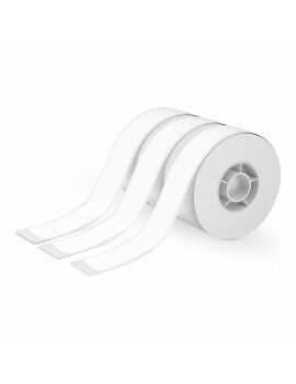 Rolo de Papel Contínuo EDM 07796 Recarga Impressora Térmica Branco 3 Unidades