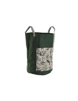 Bolsa Home ESPRIT Blanco Verde Algodón 40 x 40 x 60 cm