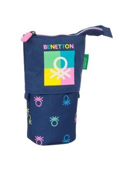 Estuche Cubilete Benetton Cool Azul marino 8 x 19 x 6 cm