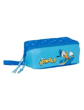 Estuche Escolar Donald Azul 22 x 10 x 10 cm