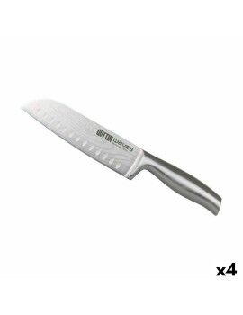 Cuchillo Santoku Quttin Waves 17 cm (4 Unidades)