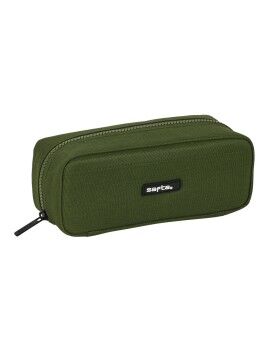 Bolsa Escolar Safta Dark forest Preto Verde 21 x 8 x 8 cm