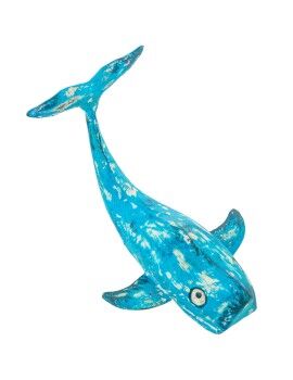 Figura Decorativa Alexandra House Living Metal Ballena 20 x 14 x 13 cm