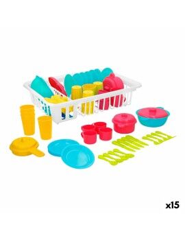 Set de Menaje Infantil Colorbaby Juguete Escurridor 35 Piezas (15 Unidades)