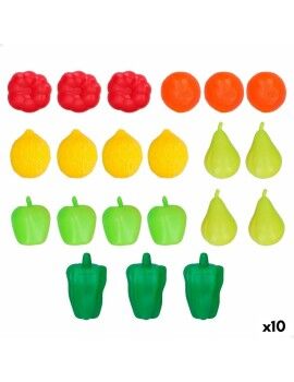 Conjunto de Alimentos de Brincar Colorbaby 21 Peças (10 Unidades)