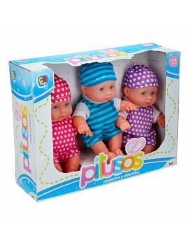 Set Muñecas Colorbaby Pitusos 3 Piezas 20 cm 13 x 20 x 6,5 cm 6 Unidades