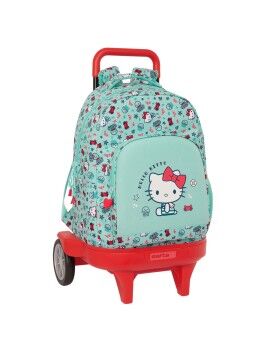 Mochila Escolar con Ruedas Hello Kitty Sea lovers Turquesa 33 X 45 X 22 cm