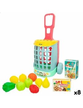 Carro de Compra Colorbaby My Home Juguete 12 Piezas 15 x 10 x 6 cm 8 Unidades