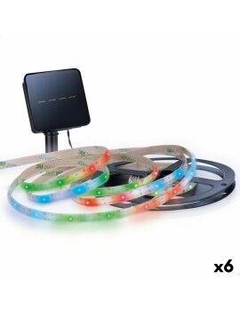 Faixa de luzes Aktive LED Multicolor Jardim 3 m (6 Unidades)