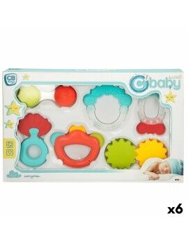 Conjunto de chocalhos Colorbaby 6 Peças 12,5 x 1,5 x 6,5 cm (6 Unidades)