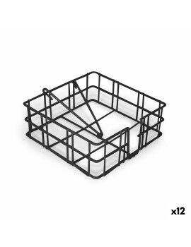 Servilletero Confortime Metal 18 x 18 x 6,5 cm (12 Unidades)