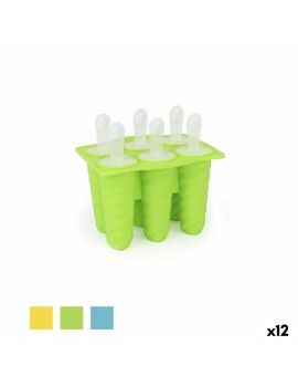 Forma para Gelados Quttin Espiral Silicone 15 x 12 x 10,5 cm (12 Unidades)