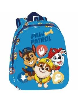 Mochila Escolar The Paw Patrol Azul 27 x 33 x 10 cm