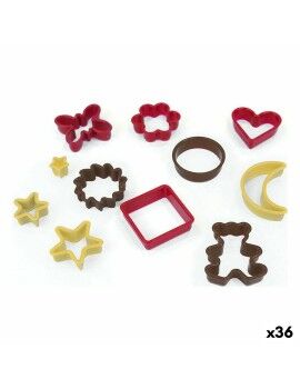 Moldes para Galletas Quttin Multicolor Bolachas Figuras 11 Peças (36 Unidades)