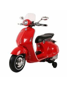 Moto Eléctrica para Niños Injusa Vespa Rojo