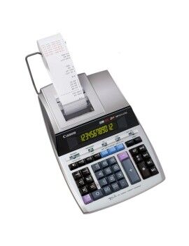 Calculadora impressora Canon MP1211-LTSC Prateado Branco